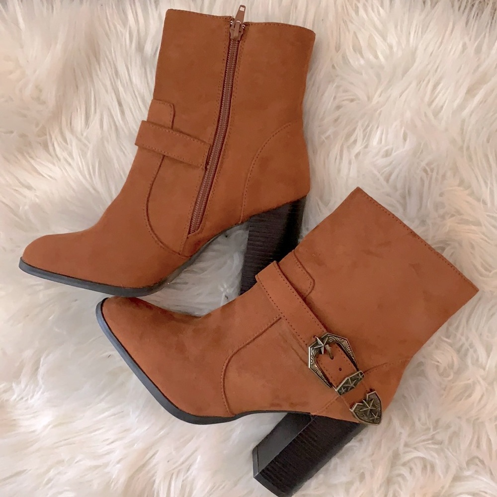 Brown booties!